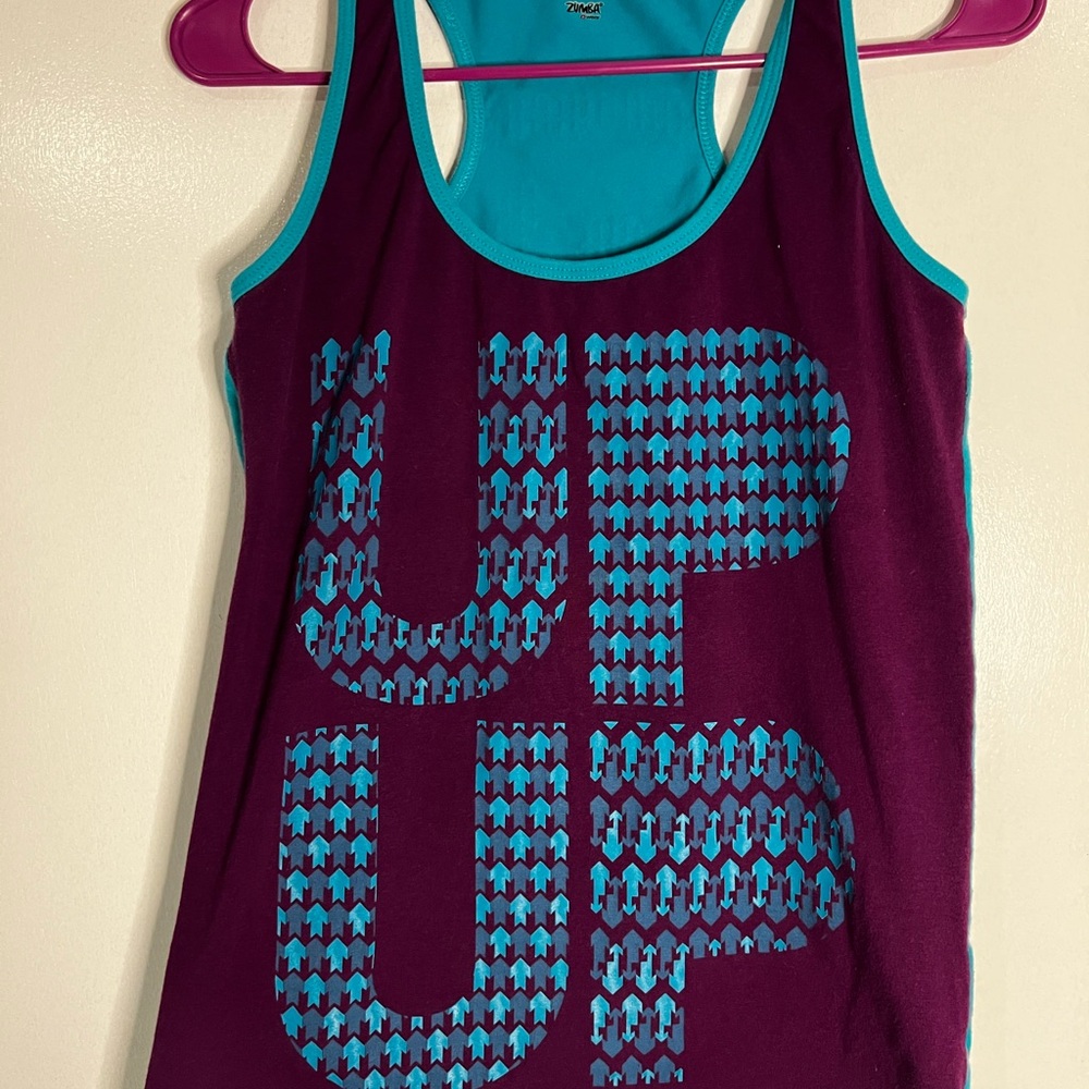 ZUMBA Up Up Down Down Tank- Sz L